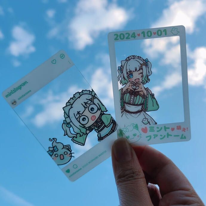 Mint Fantome Clear Photocard Mint Fantome Clear Photocard