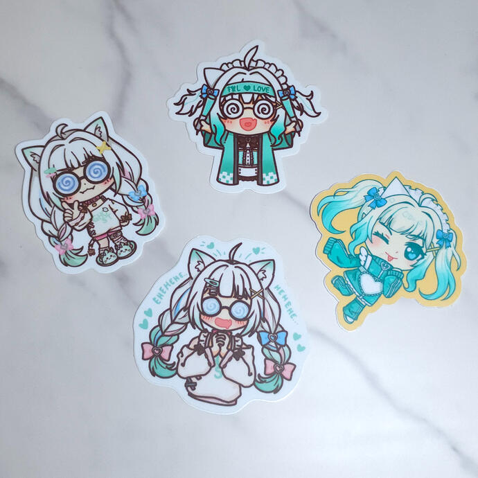 Mint Fantome Stickers