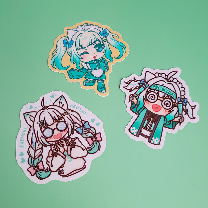 Mint Fantome Stickers